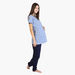 House of Napius Maternity Printed Feeding Top and Pyjama Set-Nightwear-thumbnail-2