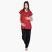 House of Napius Maternity Printed Top and Pyjama Set-Nightwear-thumbnail-0
