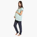 House of Napius Maternity Printed Feeding Top and Pyjama Set-Nightwear-thumbnail-2