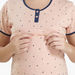 House of Napius Maternity Printed Feeding T-shirt and Pyjama Set-Nightwear-thumbnail-4