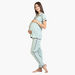 House of Napius Maternity Chequered Shirt and Pyjama Set-Nightwear-thumbnail-2