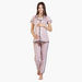 House of Napius Maternity Chequered Shirt and Pyjama Set-Nightwear-thumbnail-0