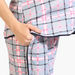 House of Napius Maternity Chequered Shirt and Pyjama Set-Nightwear-thumbnail-3