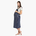 House of Napius Maternity Chequered Dress-Nightwear-thumbnail-2