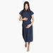 House of Napius Chequered Maternity Dress-Nightwear-thumbnail-0