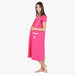 House of Napius Maternity Printed Feeding Sleep Dress-Nightwear-thumbnail-2