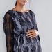 House of Napius Maternity Lace Dress with 3/4 Sleeves-Dresses-thumbnail-2