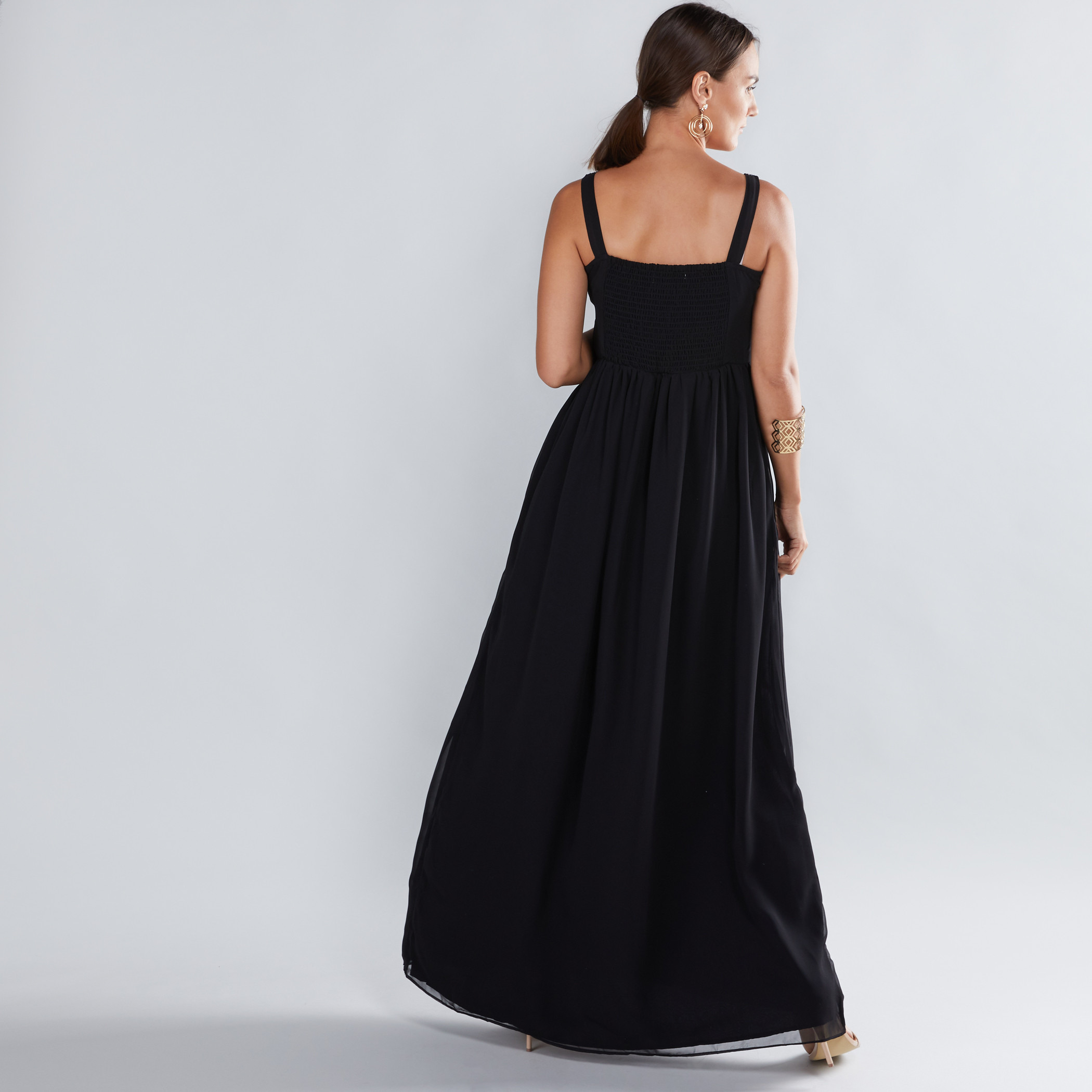 House of Napius Maternity Embroidered Maxi Dress-others-image-2