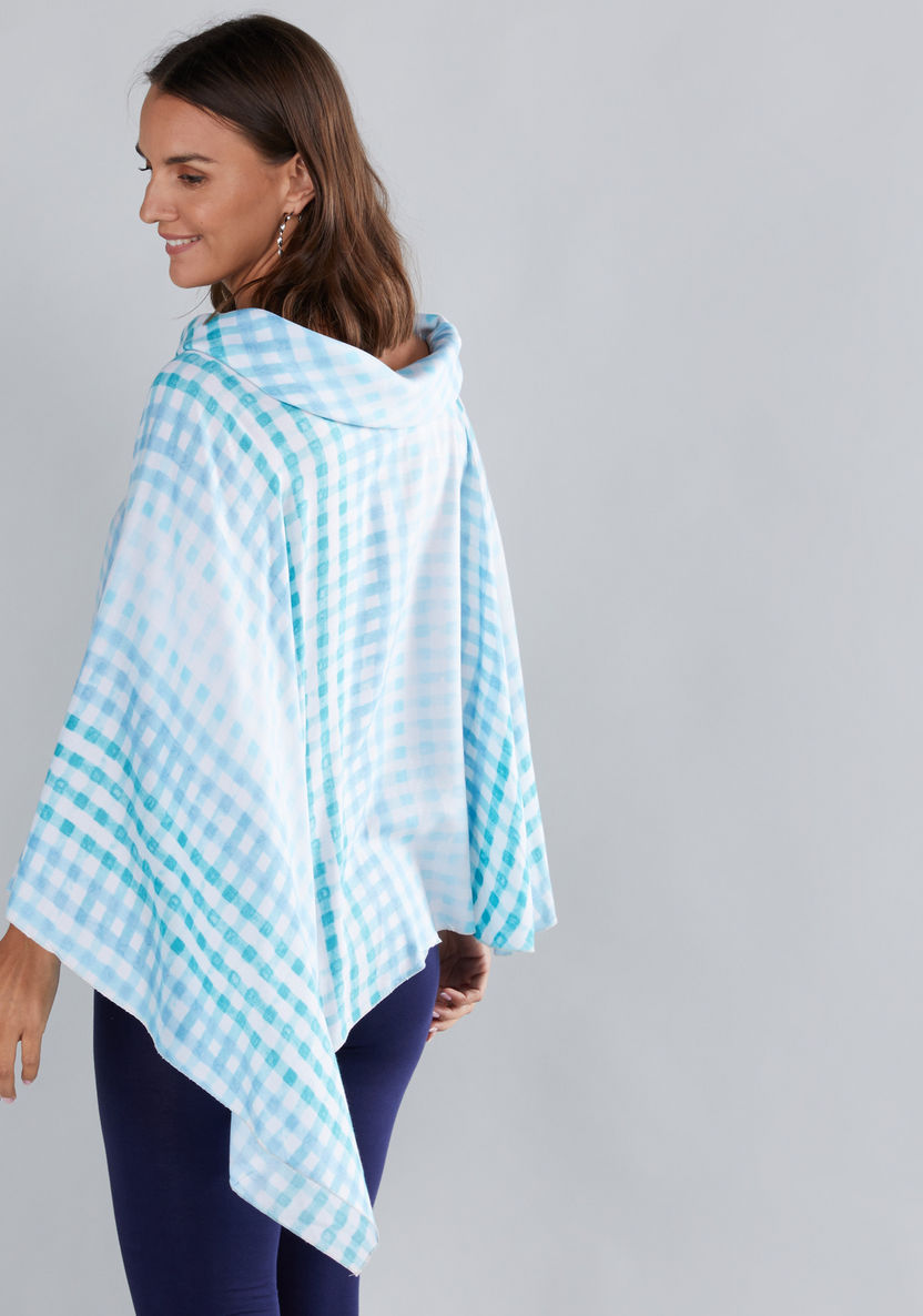 House of Napius Maternity Printed Poncho-Tops-image-1