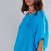 House of Napius Maternity Boat Neck Poncho with Short Sleeves-Tops-thumbnail-3
