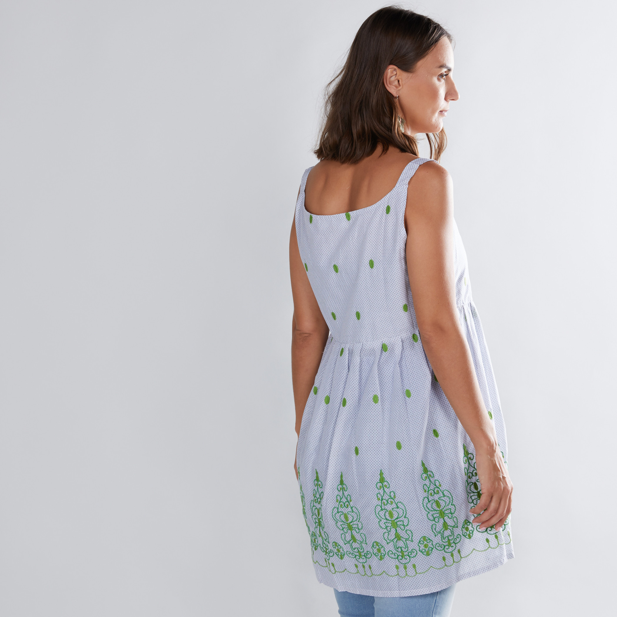 House of Napius Maternity Printed Sleeveless Tunic-baby-maternalcare-maternitywear-image-2