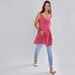 House of Napius Maternity Sleeveless Tunic with Button Detail-Tops-thumbnail-0
