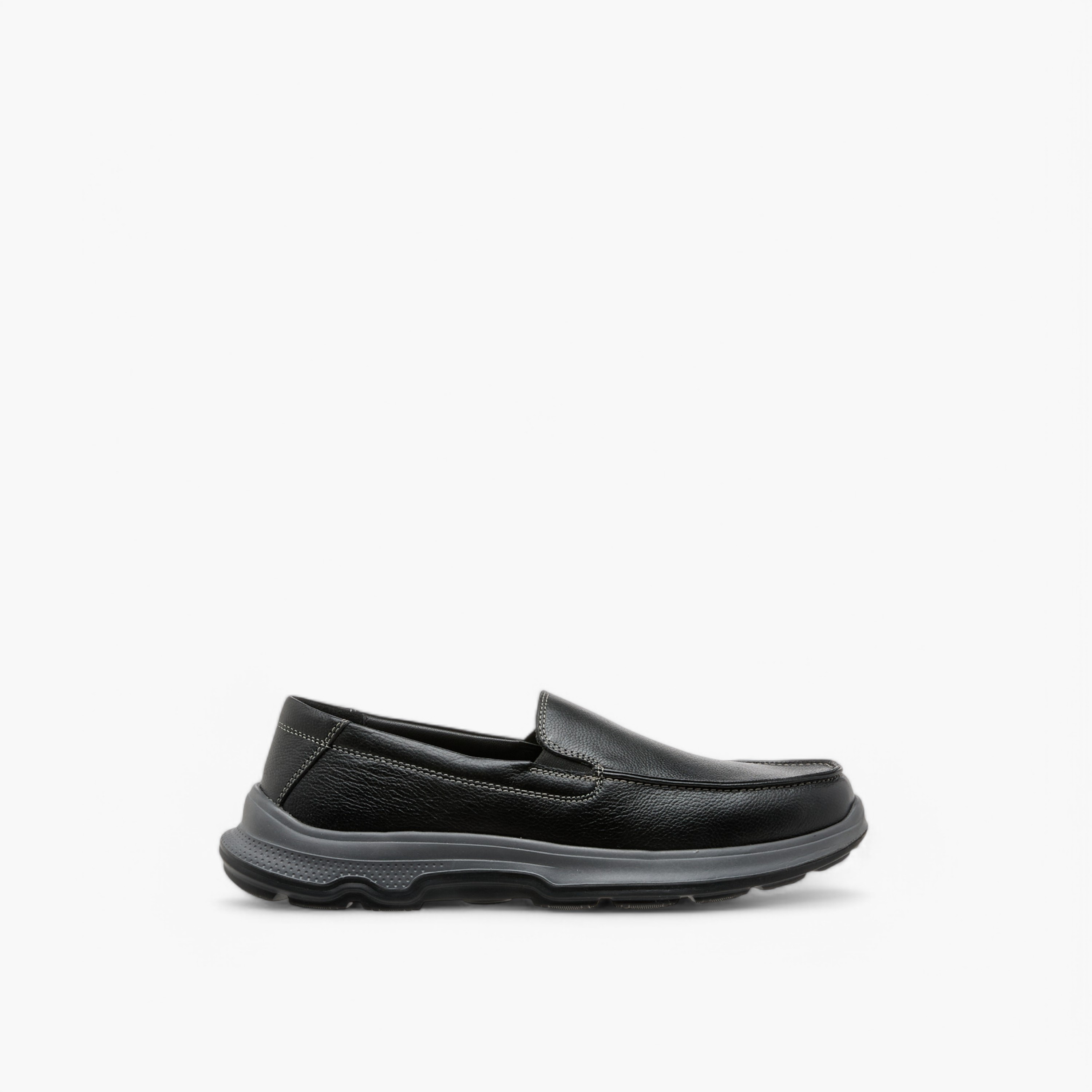 Duchini Men's Leather Textured Slip-On Moccasins-men-shoes-loafersandmoccasins-image-3