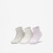 Set of 3 - Textured Ankle Length Socks-Girl%27s Socks & Tights-thumbnailMobile-0