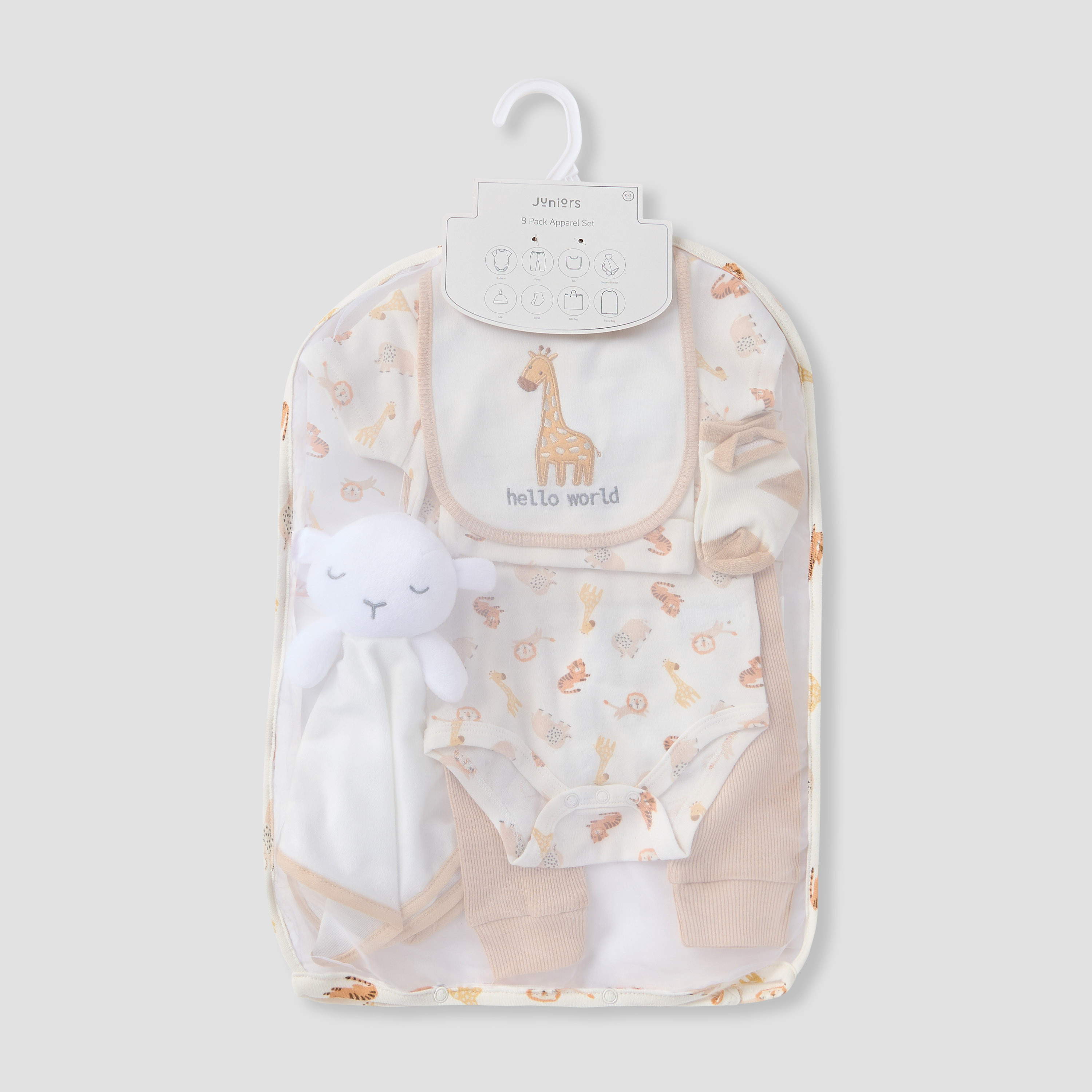 طقم هديا ملابس بطبعات 8 قطع من جونيورز-baby-boys-clothing-setsandcoords-image-1