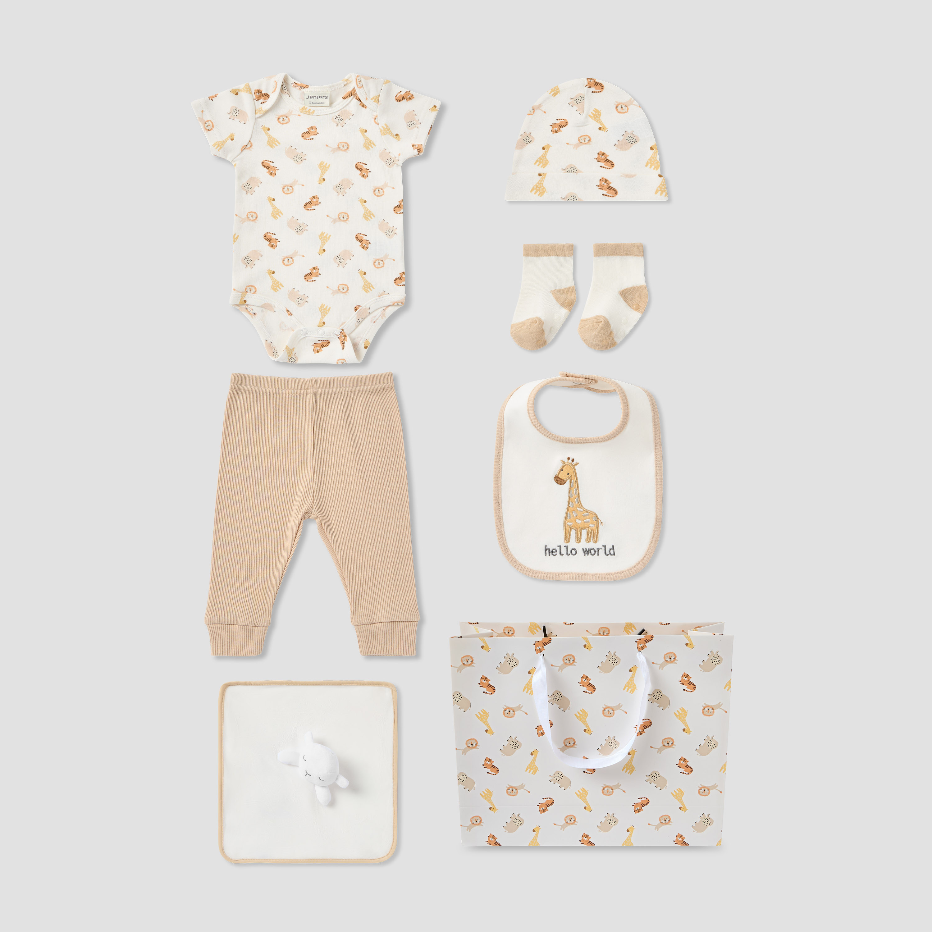 طقم هديا ملابس بطبعات 8 قطع من جونيورز-baby-boys-clothing-setsandcoords-image-2
