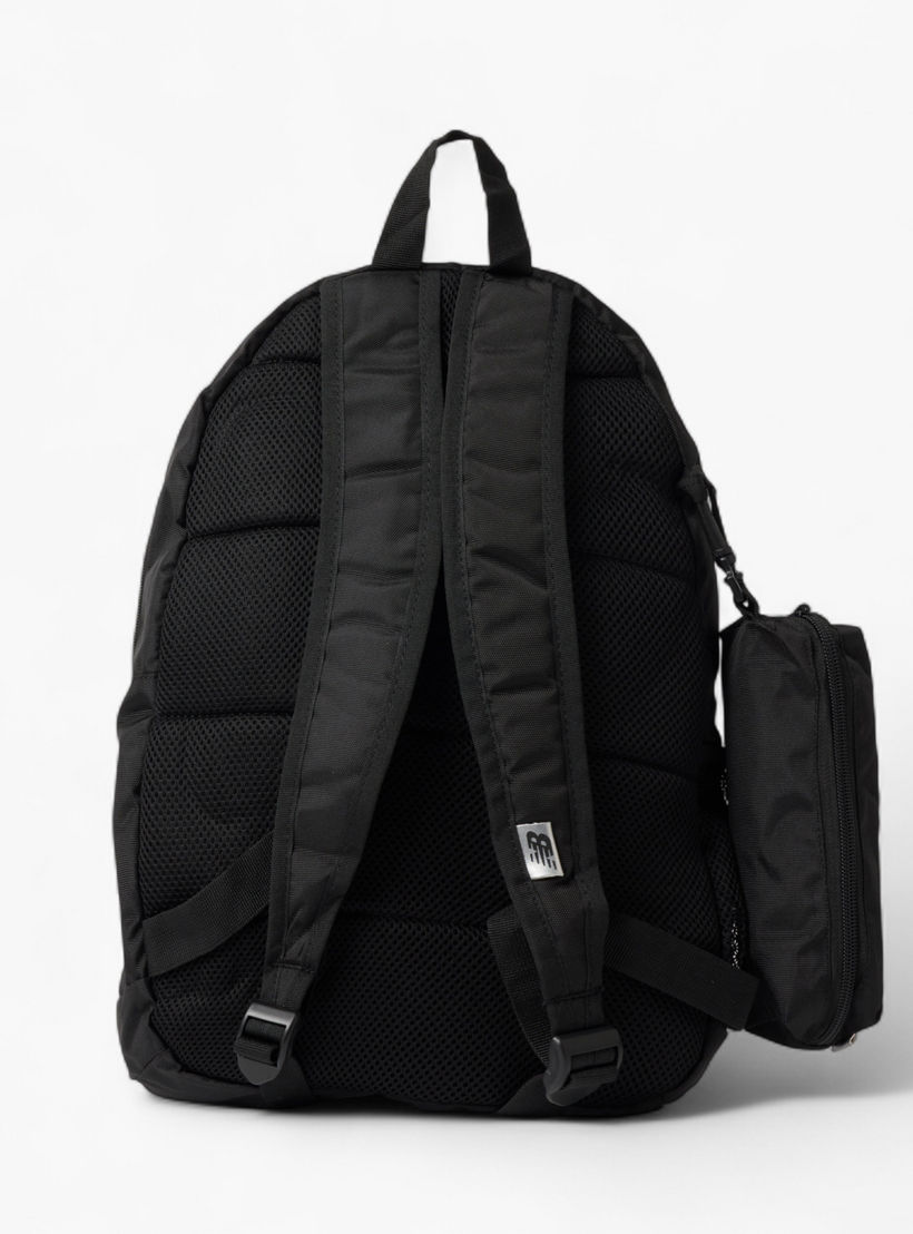 New Balance Logo Print Backpack with Lunch Bag and Pencil Pouch-school-bagsandbackpacks-sets-image-2