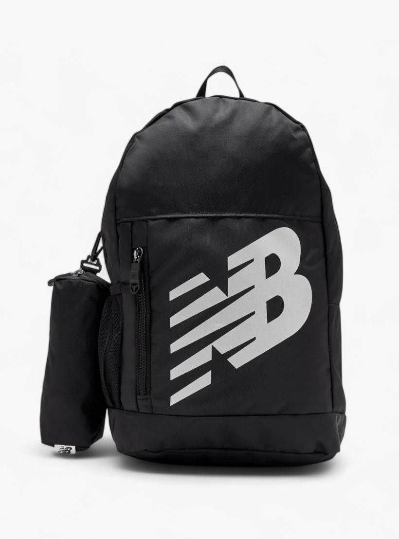New Balance Logo Print Backpack with Lunch Bag and Pencil Pouch-school-bagsandbackpacks-sets-image-3