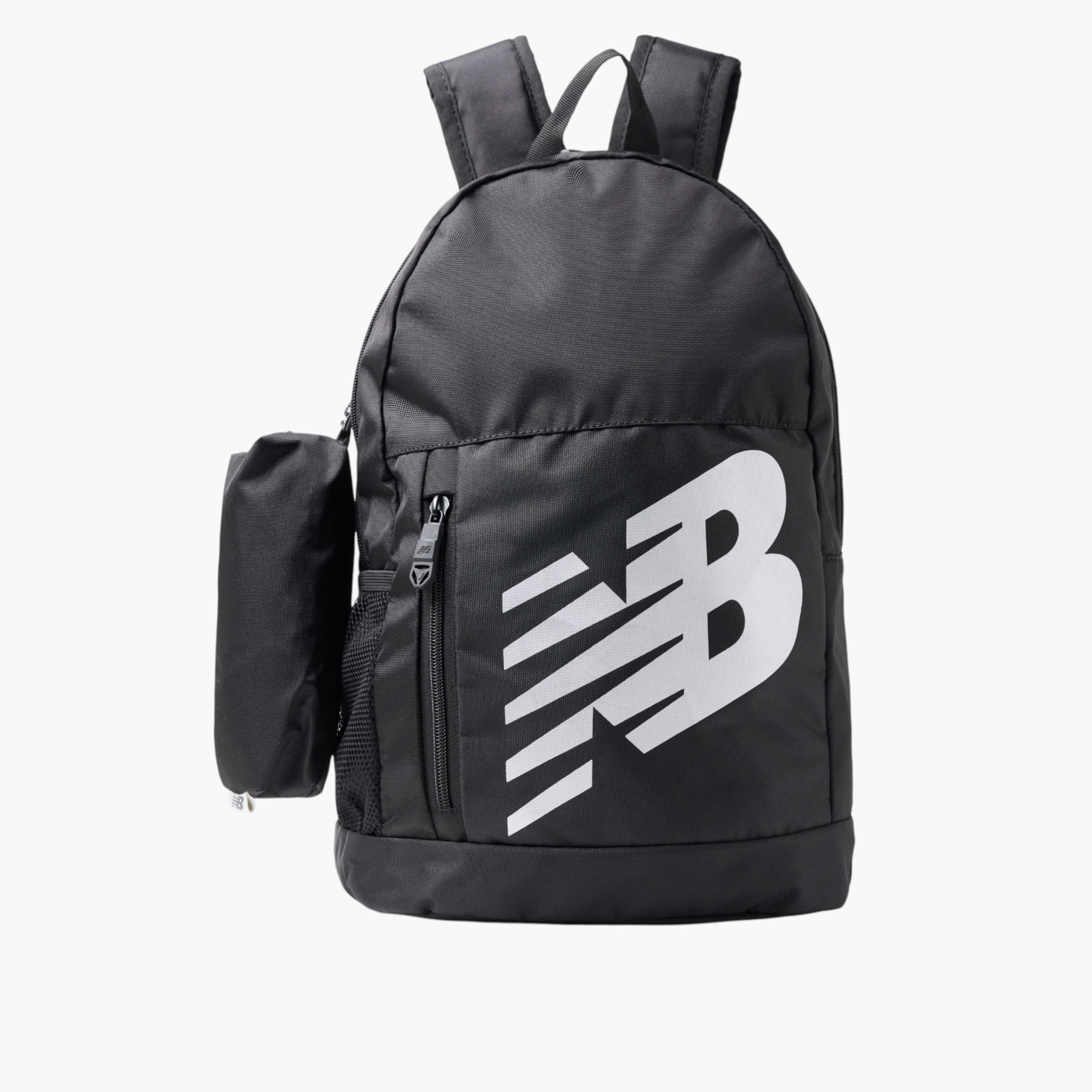شنطة ظهر مدرسية بطبعات شعار مع مقلمة من نيو بالانس - 14x28x43 سم-school-bagsandbackpacks-backpacks-image-1