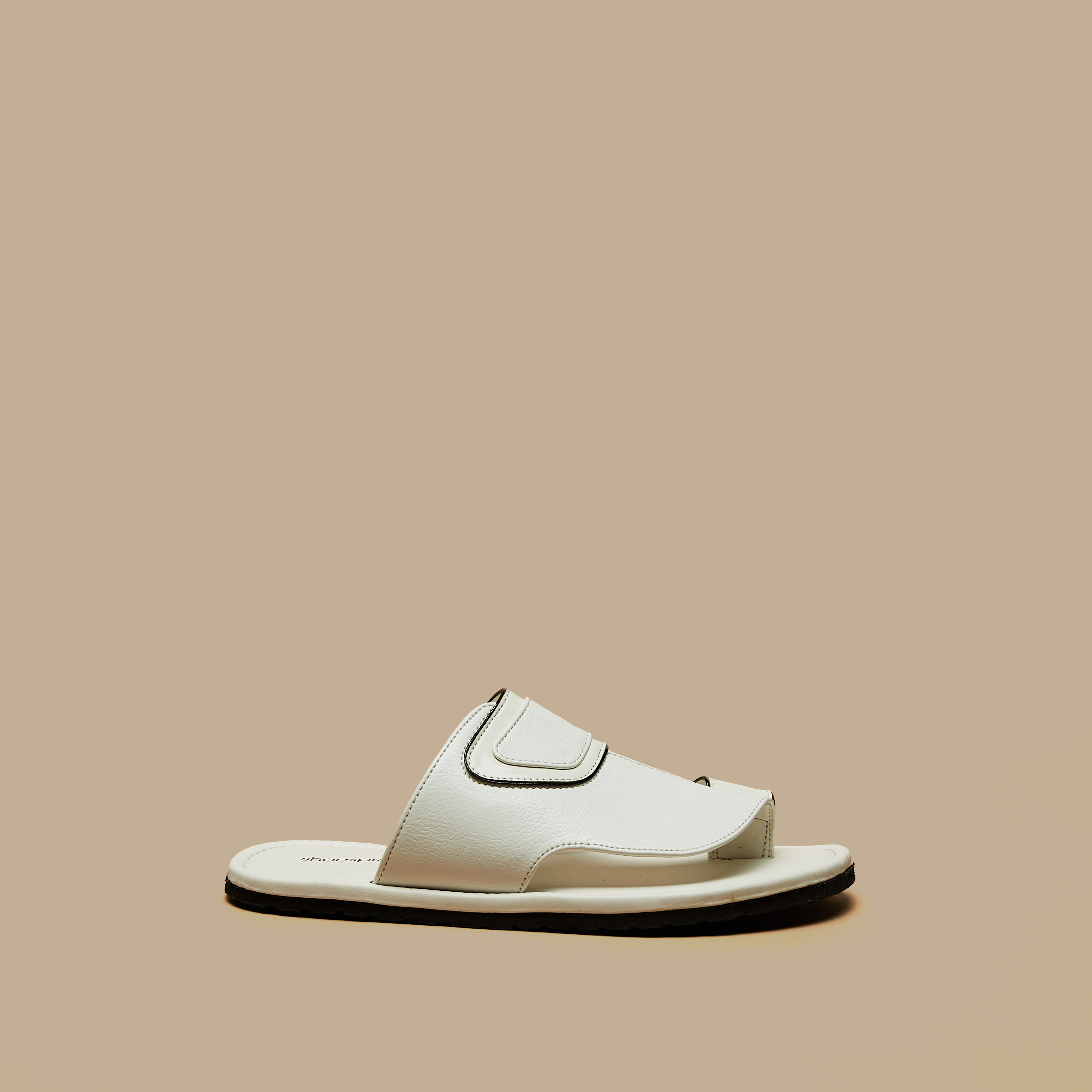 Solid Slip-On Arabic Sandals-boys-shoes-sandals-image-3