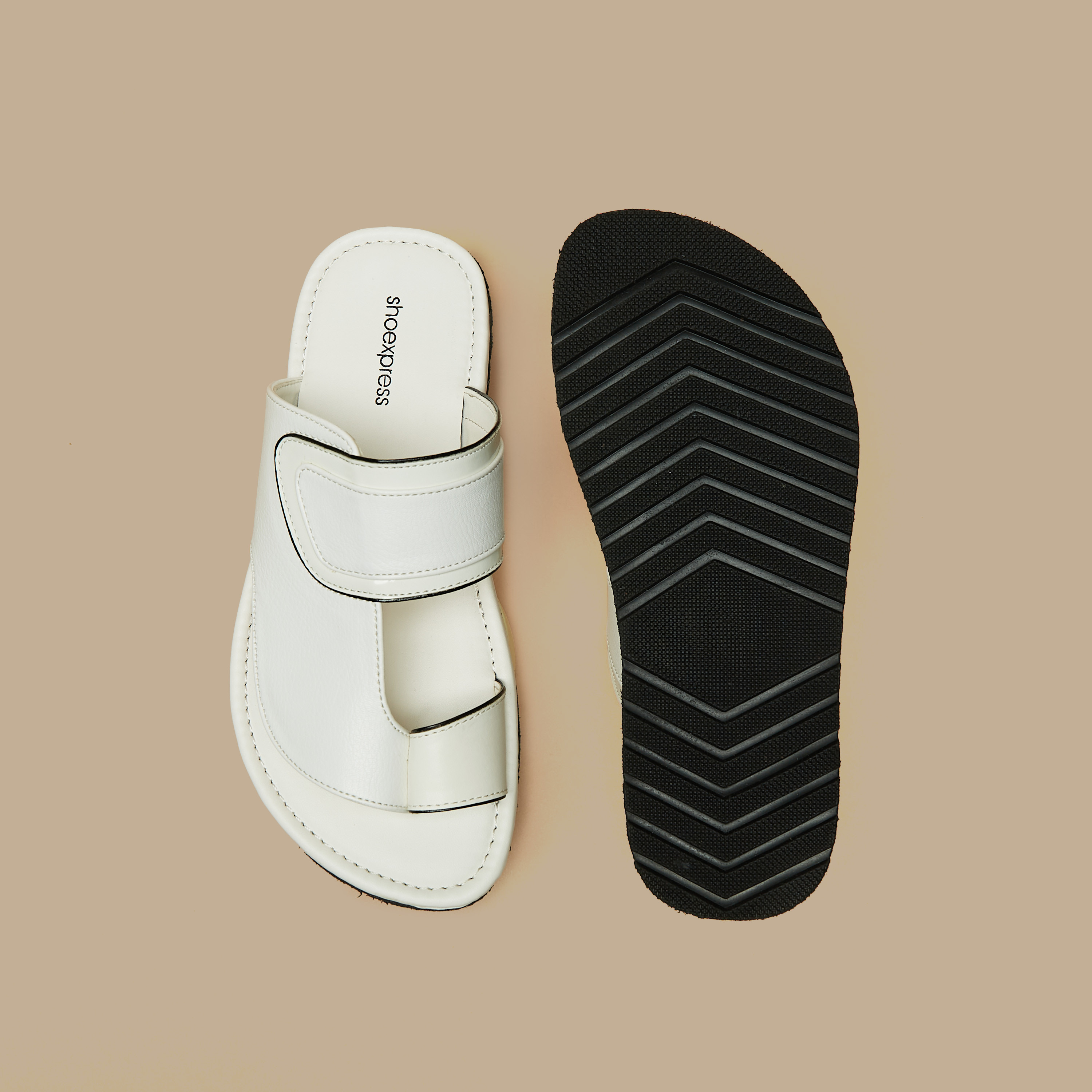 Solid Slip-On Arabic Sandals-boys-shoes-sandals-image-4