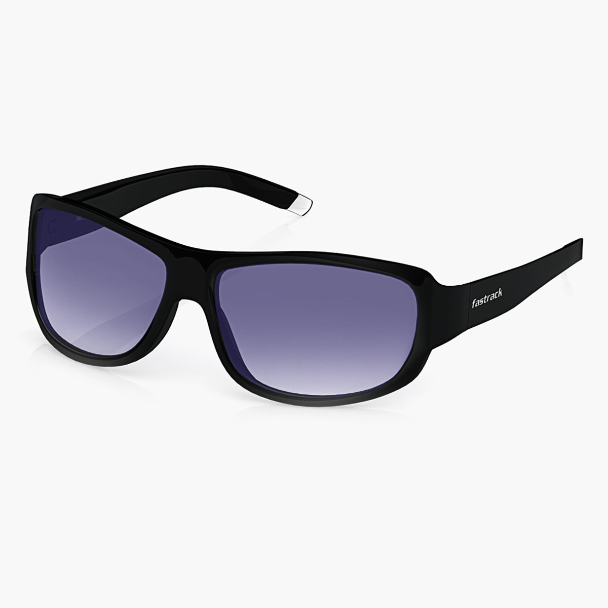 Fastrack Men s Black Lens Sporty Sunglasses NBP089BK1