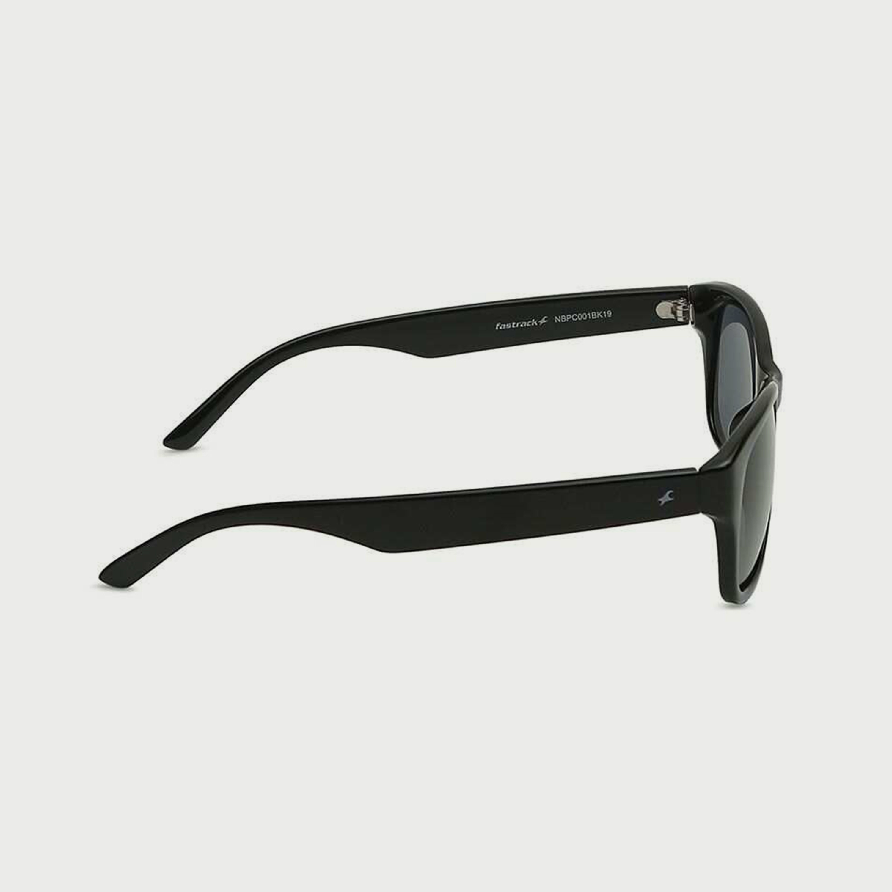 Fastrack Men's Black Lens Square Sunglasses-NBPC001BK19-men-sunglasses-image-3