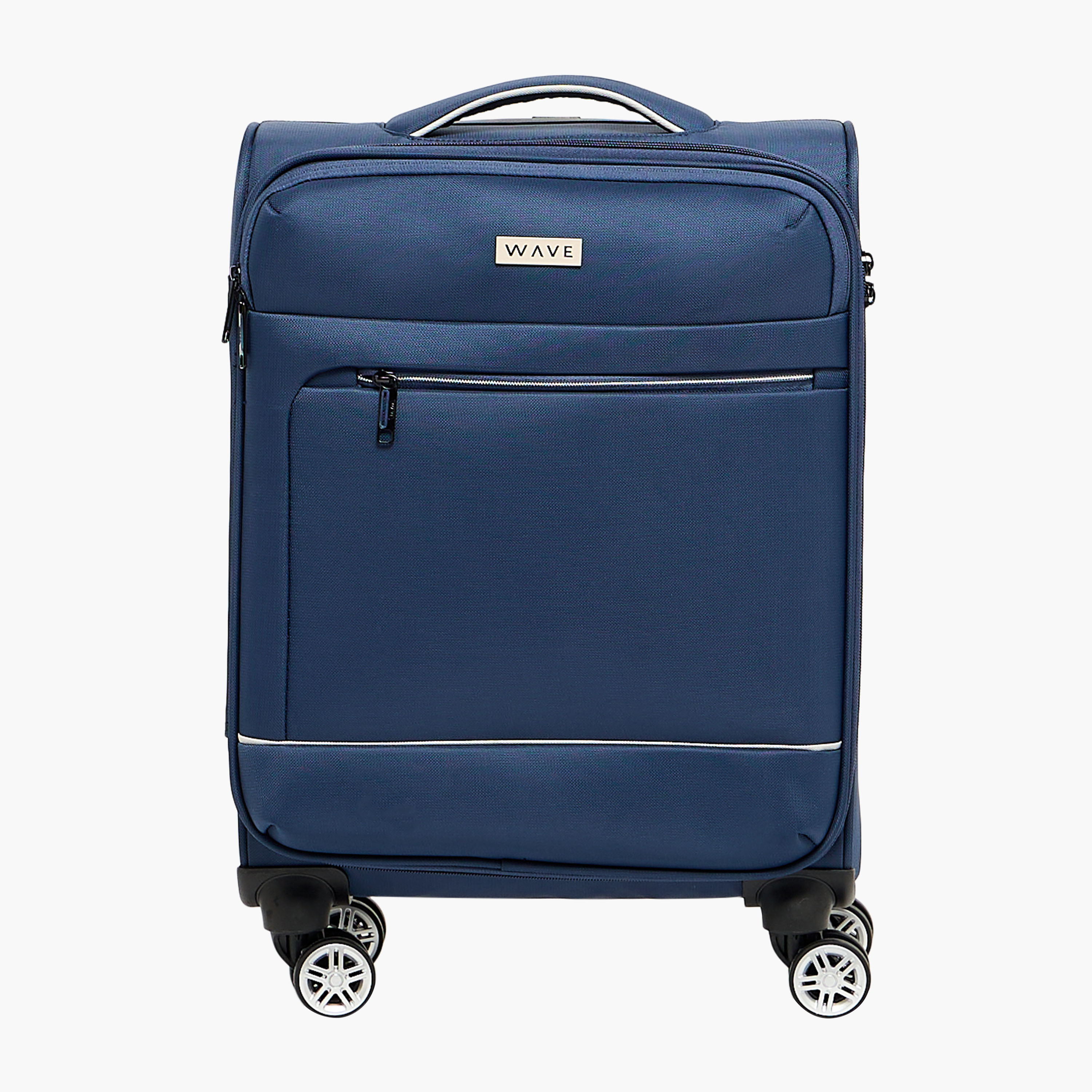 WAVE Solid Softcase Trolley Bag with Retractable Handle-travel-luggagesandbags-luggage-image-3