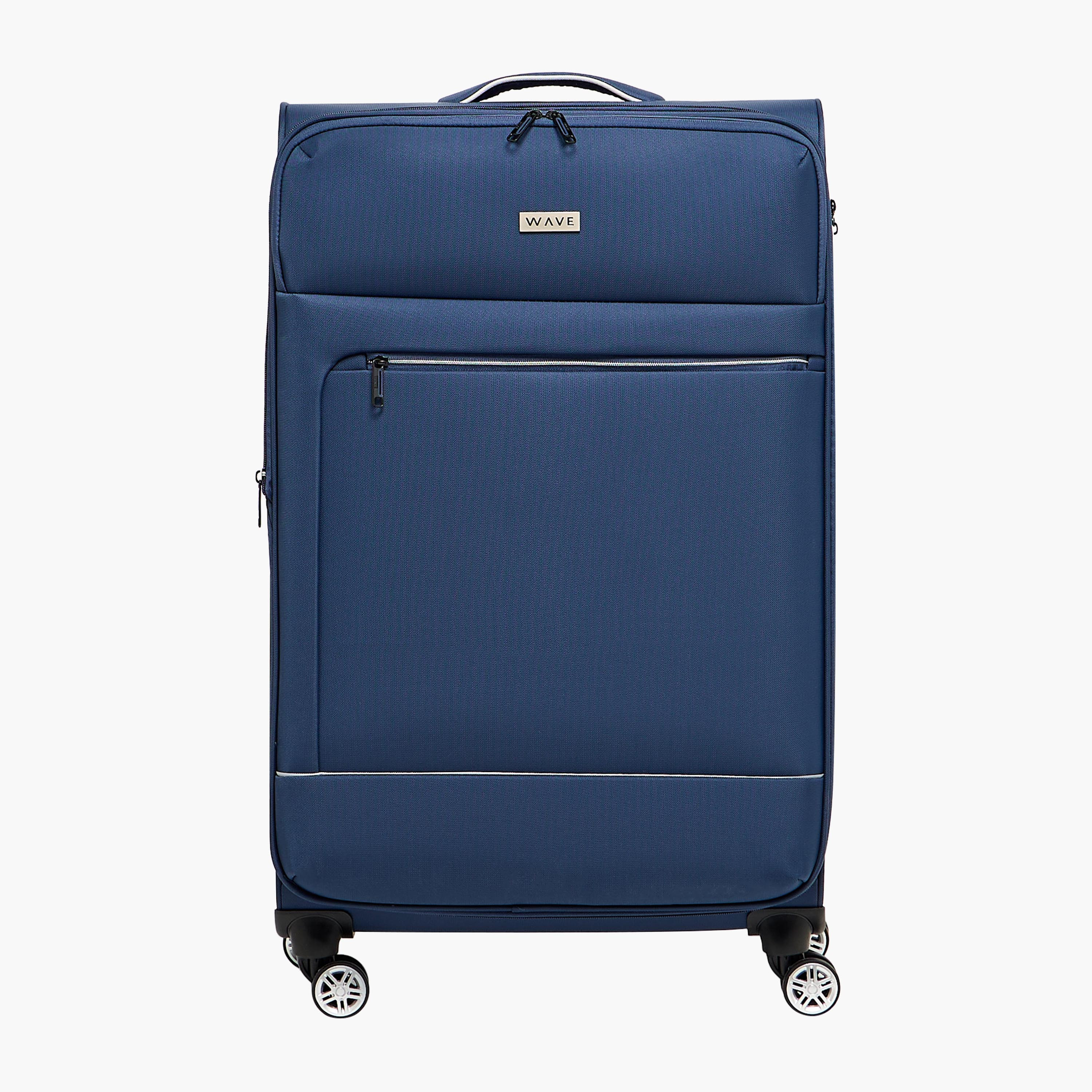 WAVE Solid Softcase Trolley Bag with Retractable Handle-travel-luggagesandbags-luggage-image-3