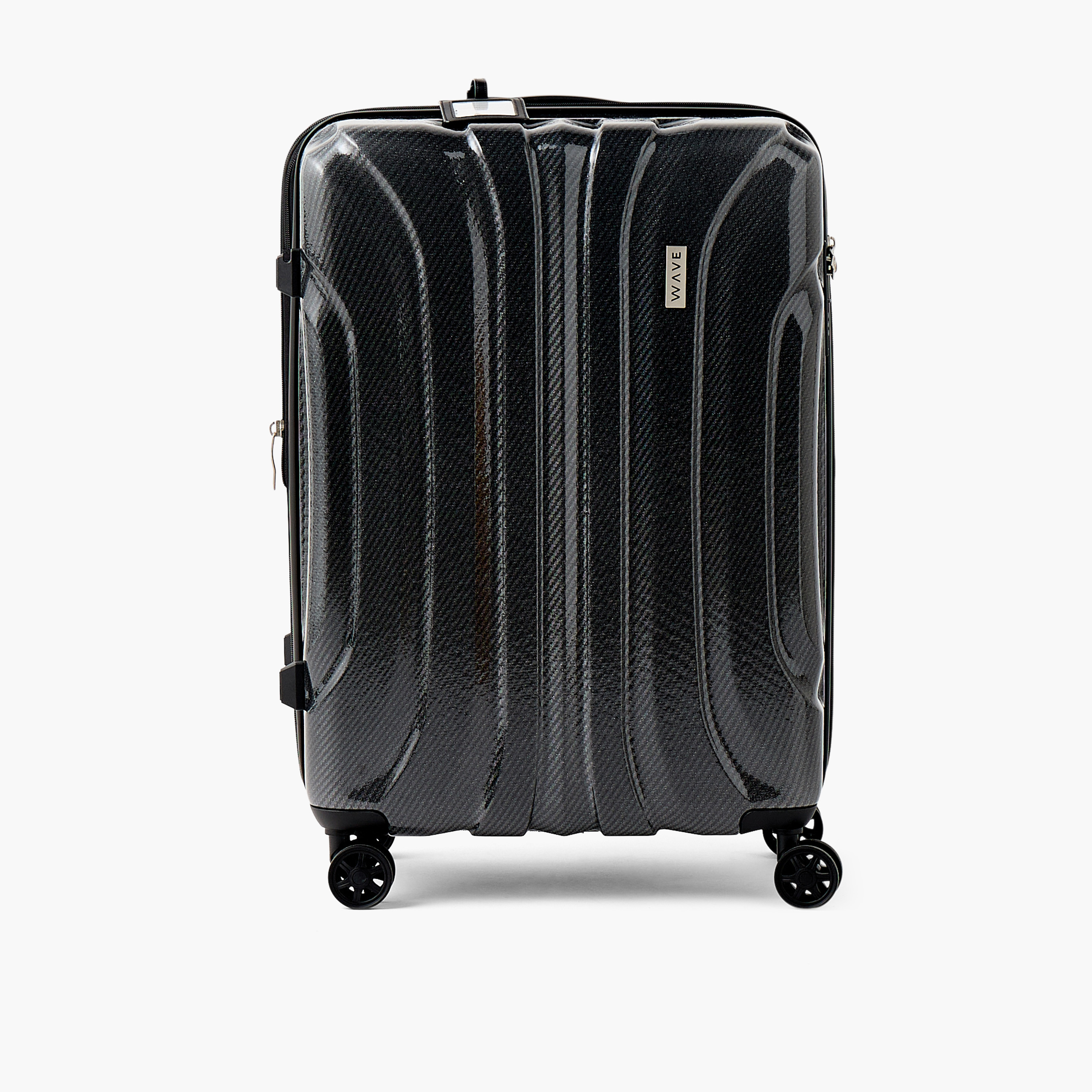 حقيبة ترولي بارزة الملمس بمقبض قابل للسحب - مقاس 24 بوصة للشحن من ويف-travel-luggagesandbags-luggage-image-2