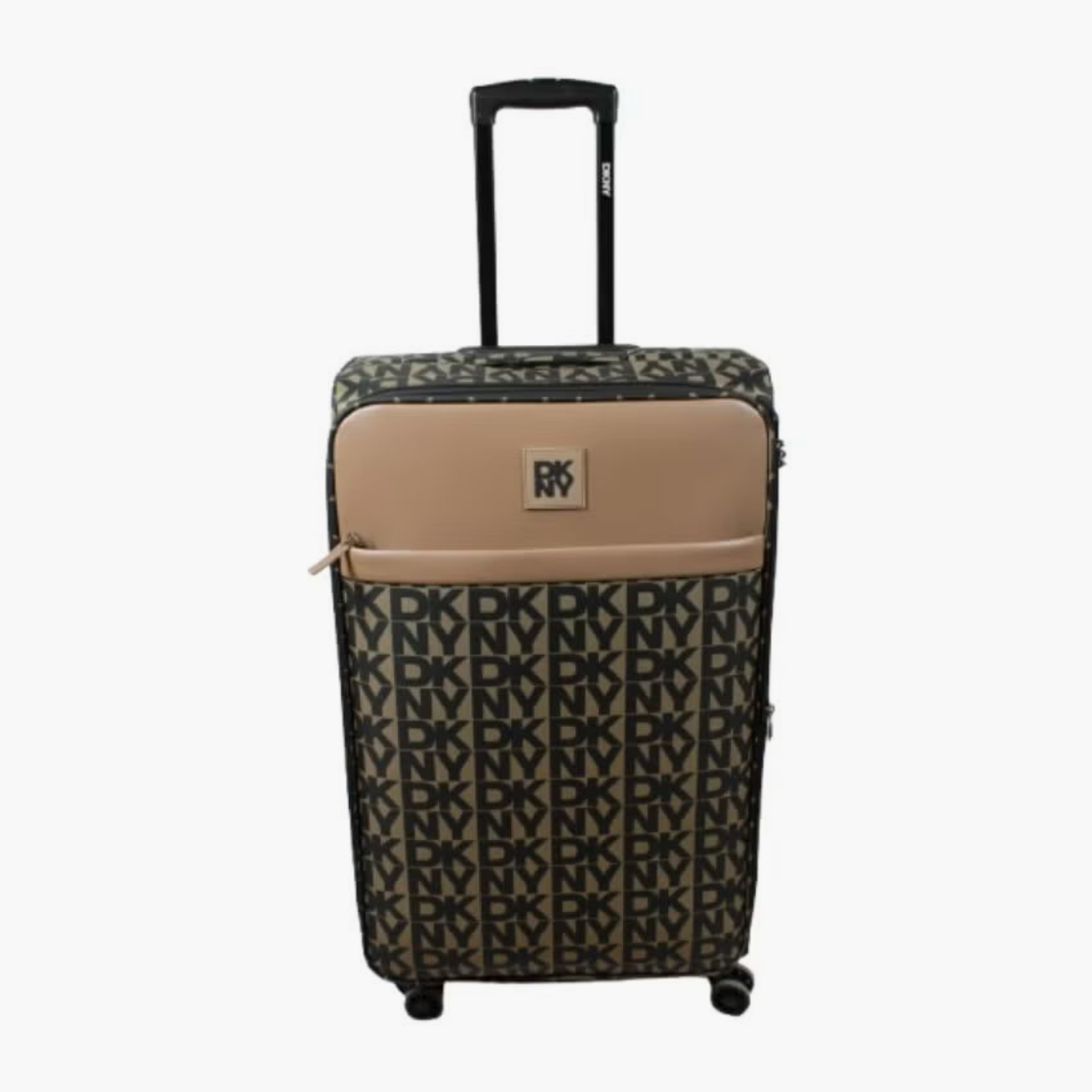 شنطة سفر لينة بطبعات مونوجرام ومقبض قابل للسحب من دكني - 20 بوصة شنطة مقصورة-travel-luggagesandbags-luggage-image-1