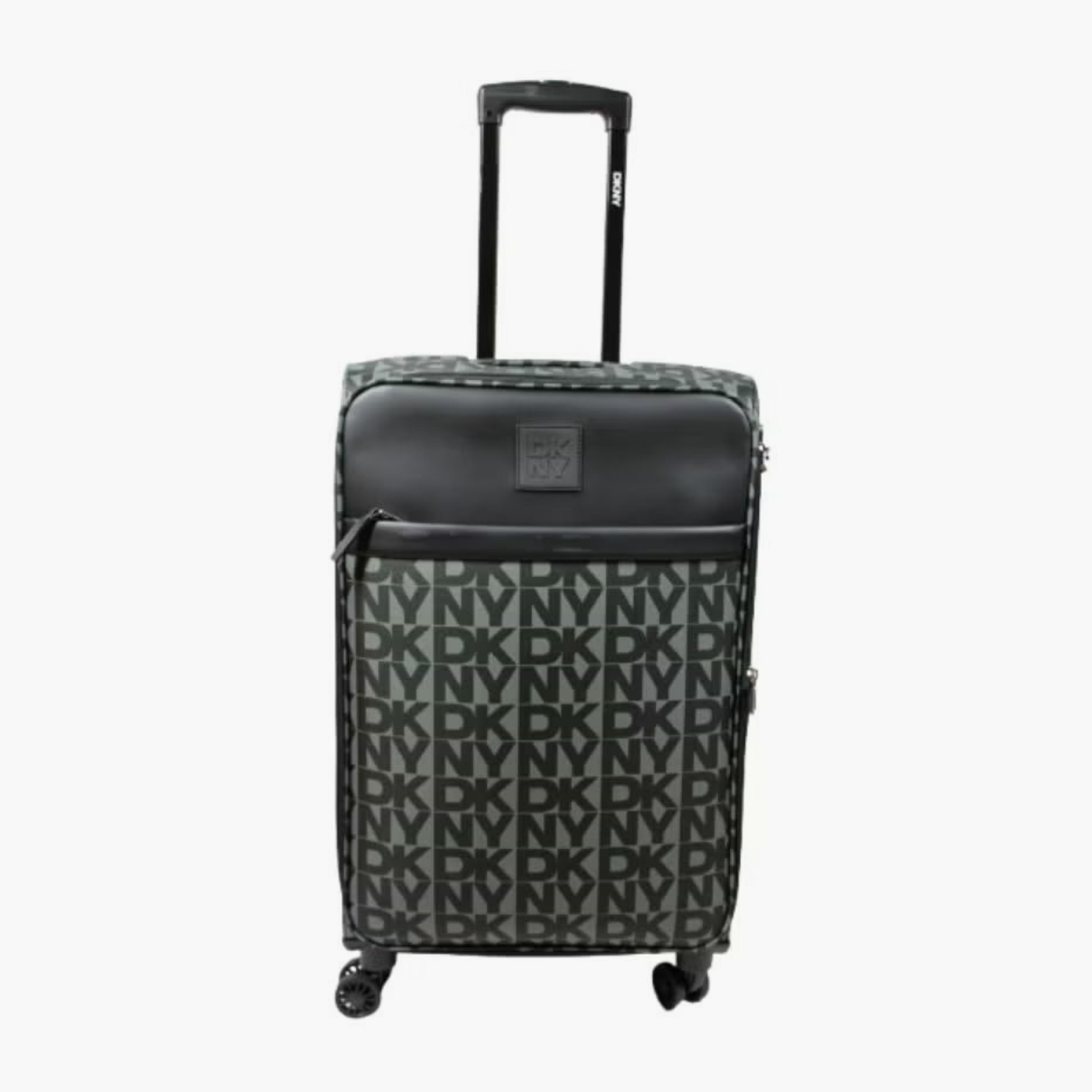 شنطة سفر لينة بطبعات مونوجرام ومقبض قابل للسحب من دكني - 24 بوصة شنطة تسجيل الوصول-travel-luggagesandbags-luggage-image-1