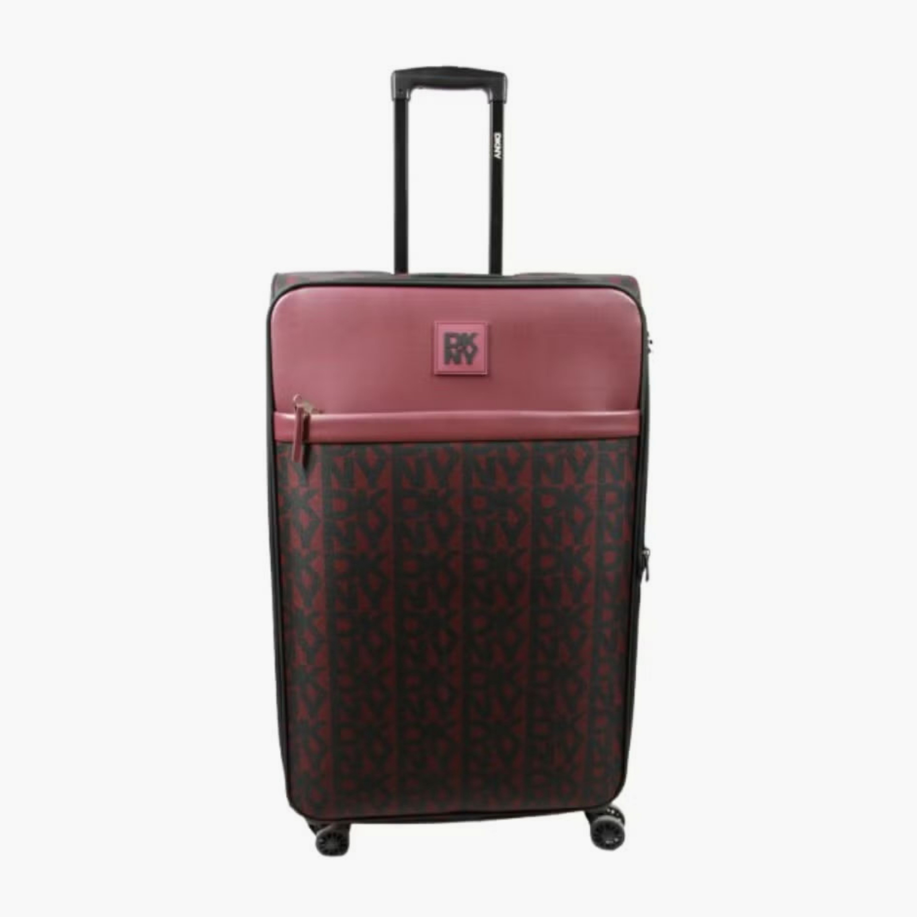 شنطة سفر لينة بطبعات مونوجرام ومقبض قابل للسحب من دكني - 24 بوصة شنطة تسجيل الوصول-travel-luggagesandbags-luggage-image-1