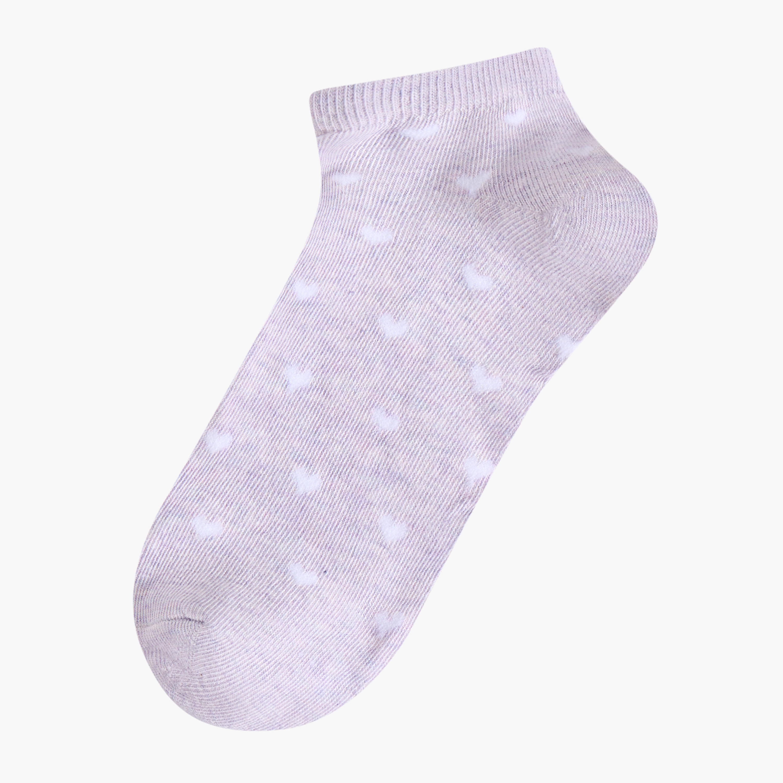 Flora Bella Pack of 5 Ankle Length Cotton Socks-women-socksandstockings-image-2