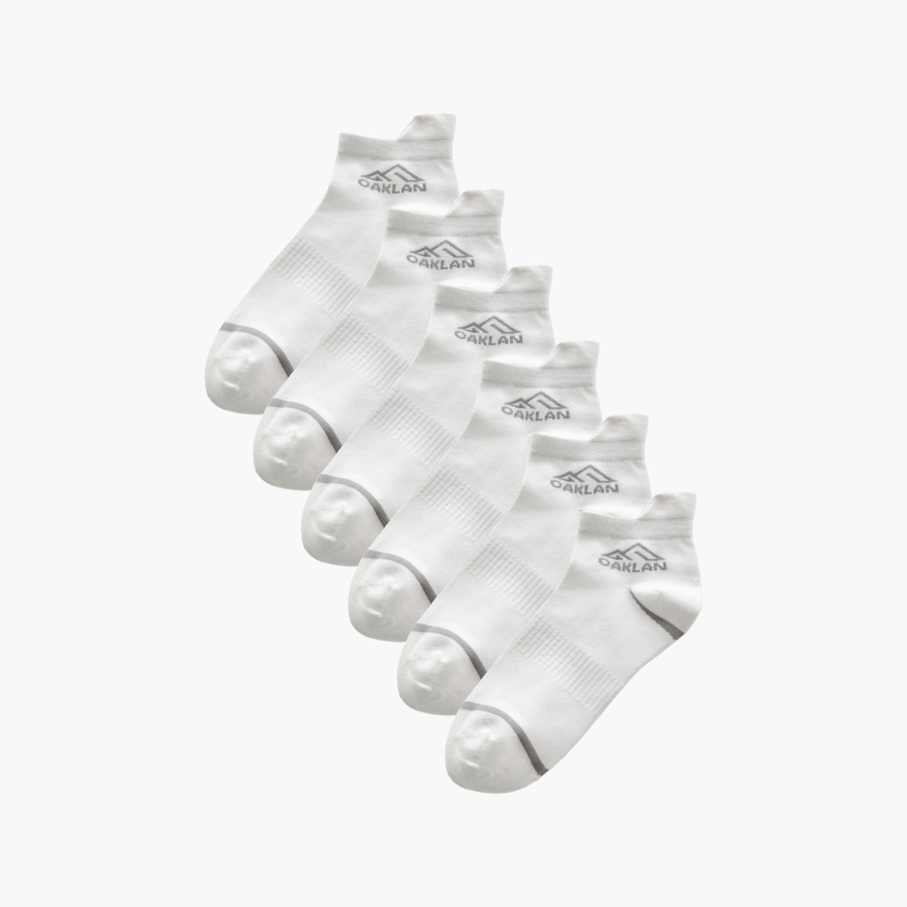 Oaklan by Shoexpress Men Sports Socks Ankle Length - Set of 6-men-socks-image-1