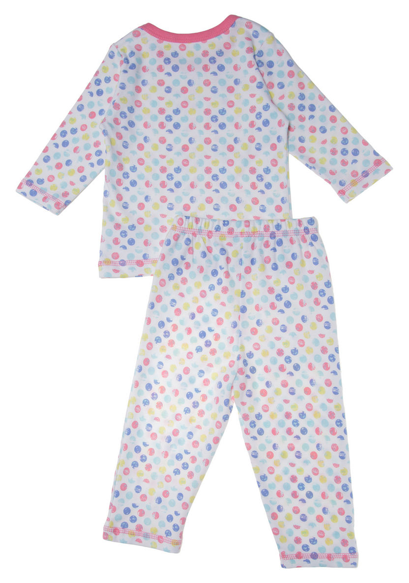Juniors Pyjama and T-shirt - Set of 2-%D9%85%D9%84%D8%A7%D8%A8%D8%B3 %D8%A7%D9%84%D9%86%D9%88%D9%85-image-3