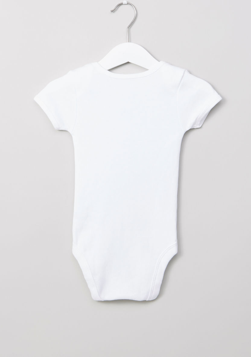 Juniors Printed Short Sleeves Bodysuit - Set of 7-Bodysuits-image-3
