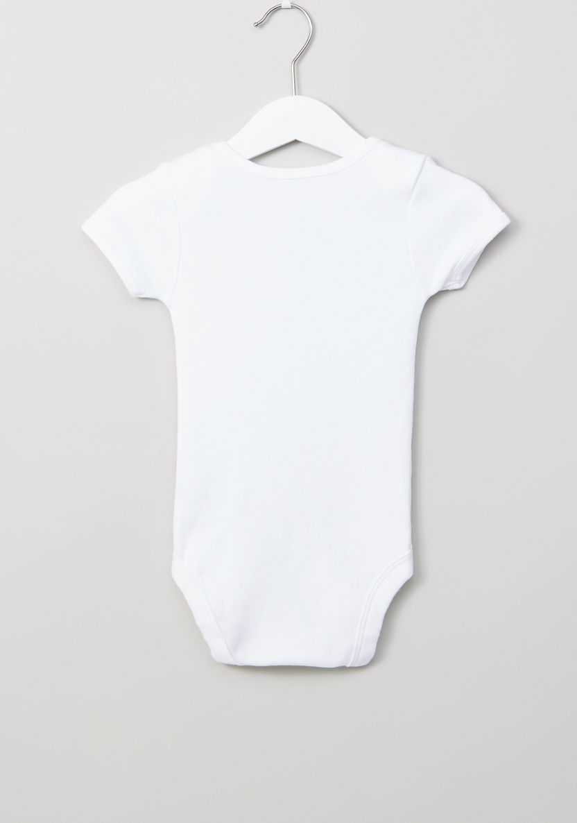Juniors Printed Short Sleeves Bodysuit - Set of 7-Bodysuits-image-5