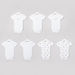 Juniors Printed Short Sleeves Bodysuit - Set of 7-Bodysuits-thumbnail-0