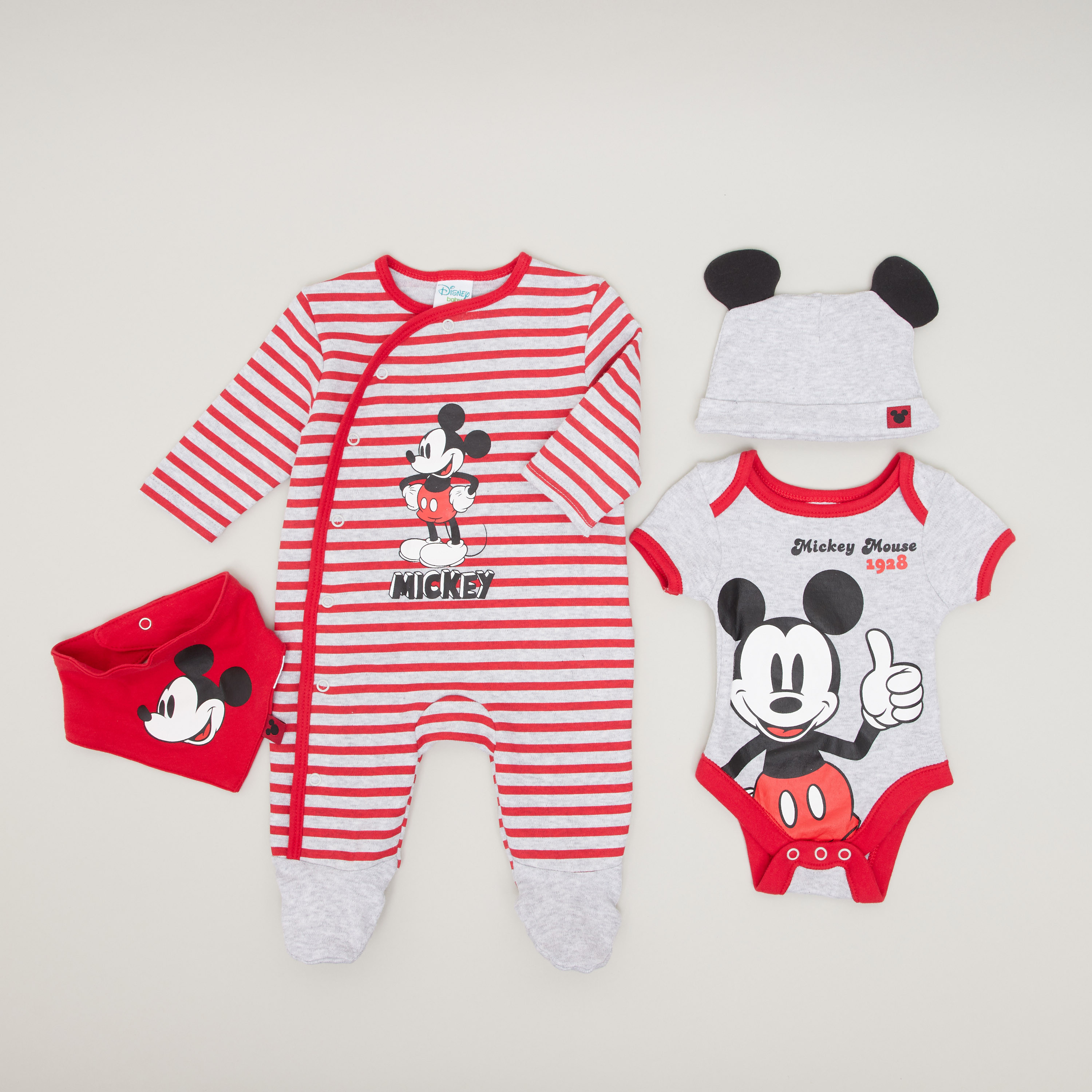 طقم ملابس بطبعات ميكي ماوس من ديزني- 4 قطع-baby-boys-clothing-setsandcoords-image-1