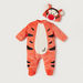 Disney Tiger Print Closed Feet Sleepsuit with Long Sleeves and Cap-Sleepsuits-thumbnail-0