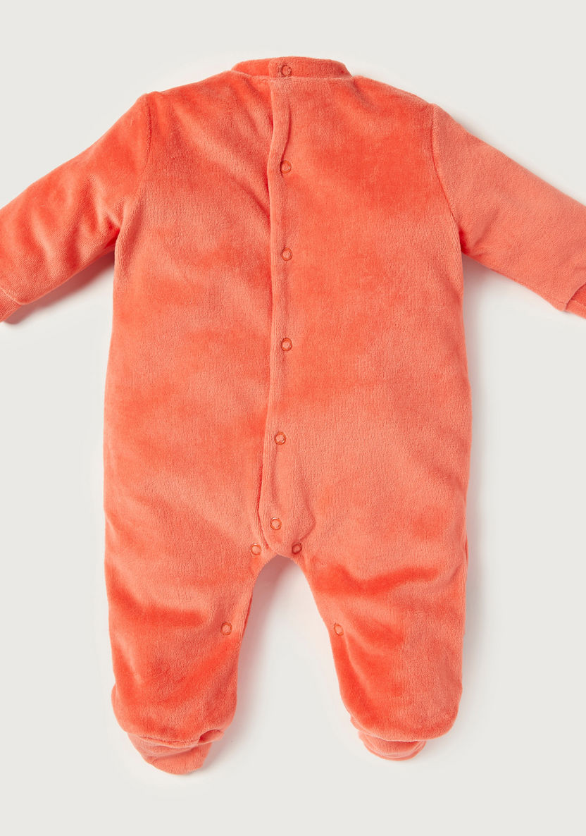 Disney Tiger Print Closed Feet Sleepsuit with Long Sleeves and Cap-Sleepsuits-image-3