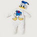 Disney Donald Duck Embroidered Closed Feet Sleepsuit with Cap-Sleepsuits-thumbnailMobile-0
