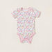 Juniors Printed Bodysuit with Round Neck and Short Sleeves - Set of 7-Bodysuits-thumbnail-4