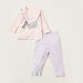 Juniors Printed 4-Piece T-shirt and Full Length Pyjama Set-Pants-thumbnail-1