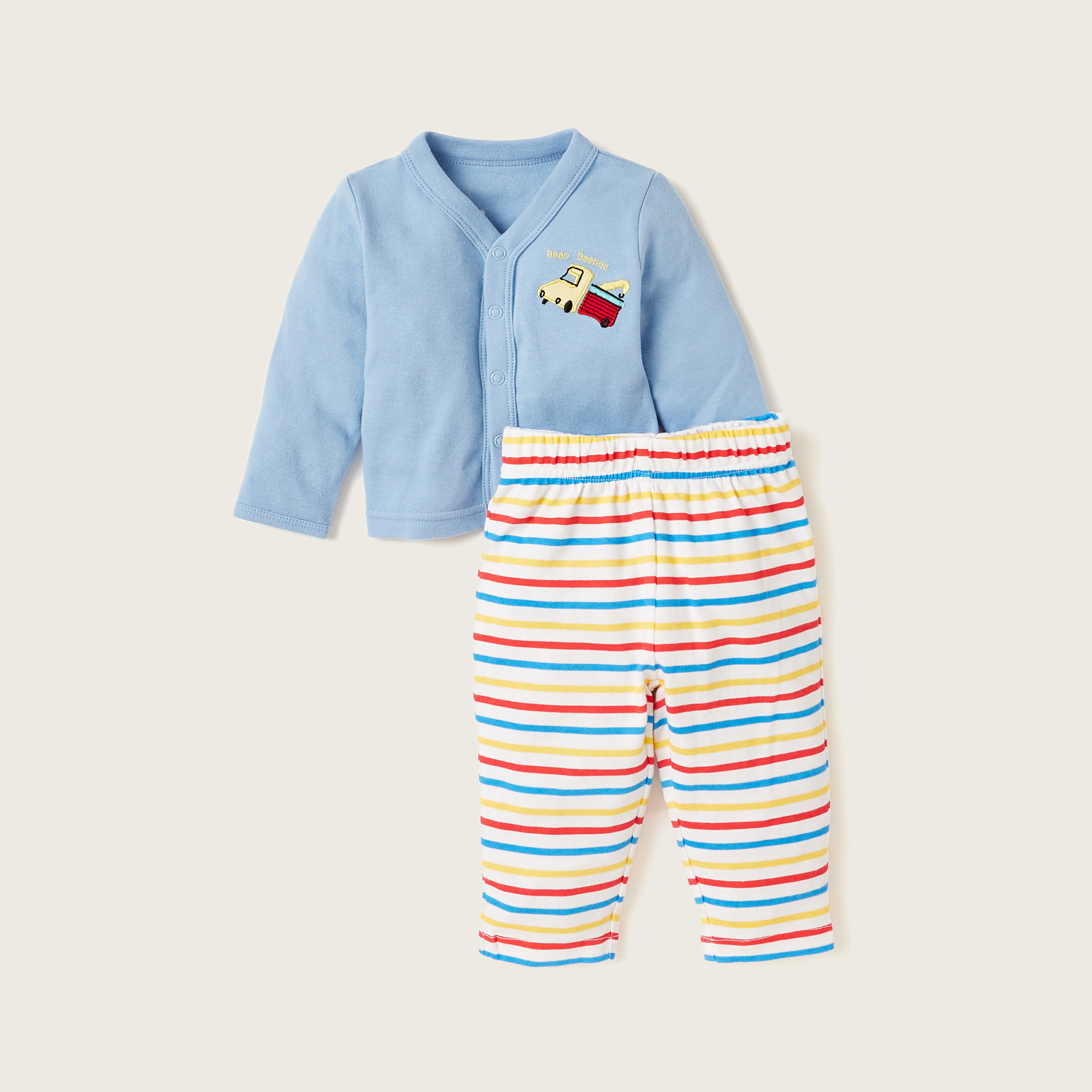 طقم ملابس 7 قطع بطبعات من جونيورز-baby-boys-clothing-setsandcoords-image-4