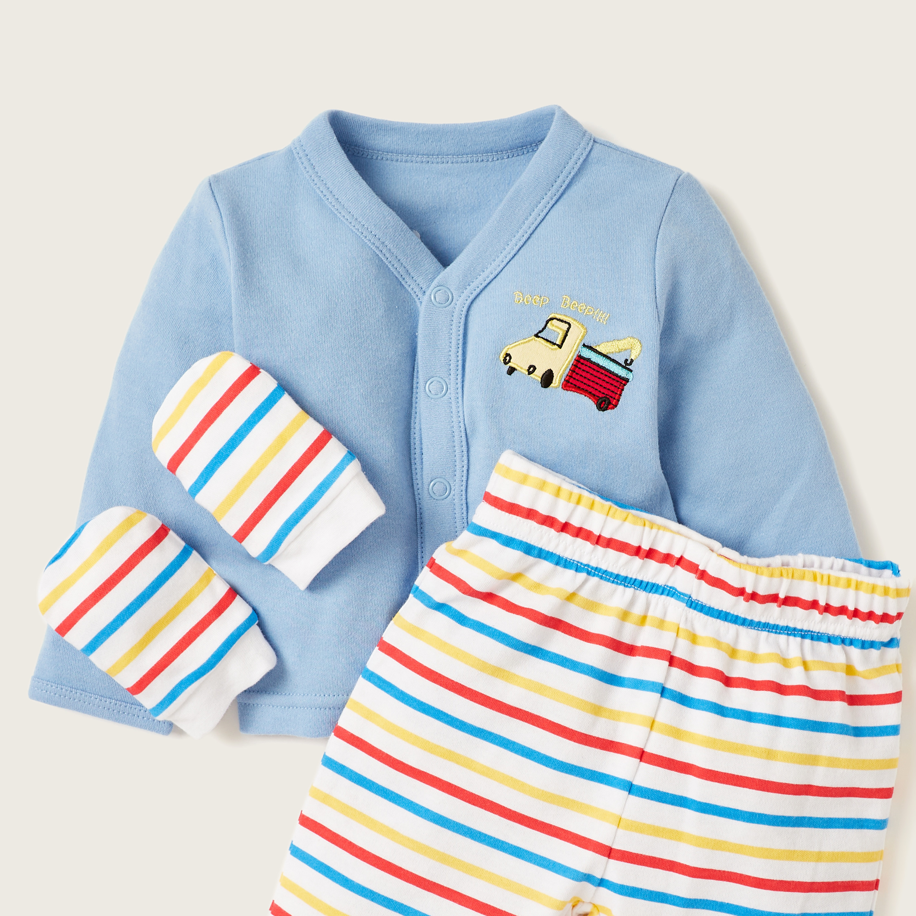 طقم ملابس 7 قطع بطبعات من جونيورز-baby-boys-clothing-setsandcoords-image-5