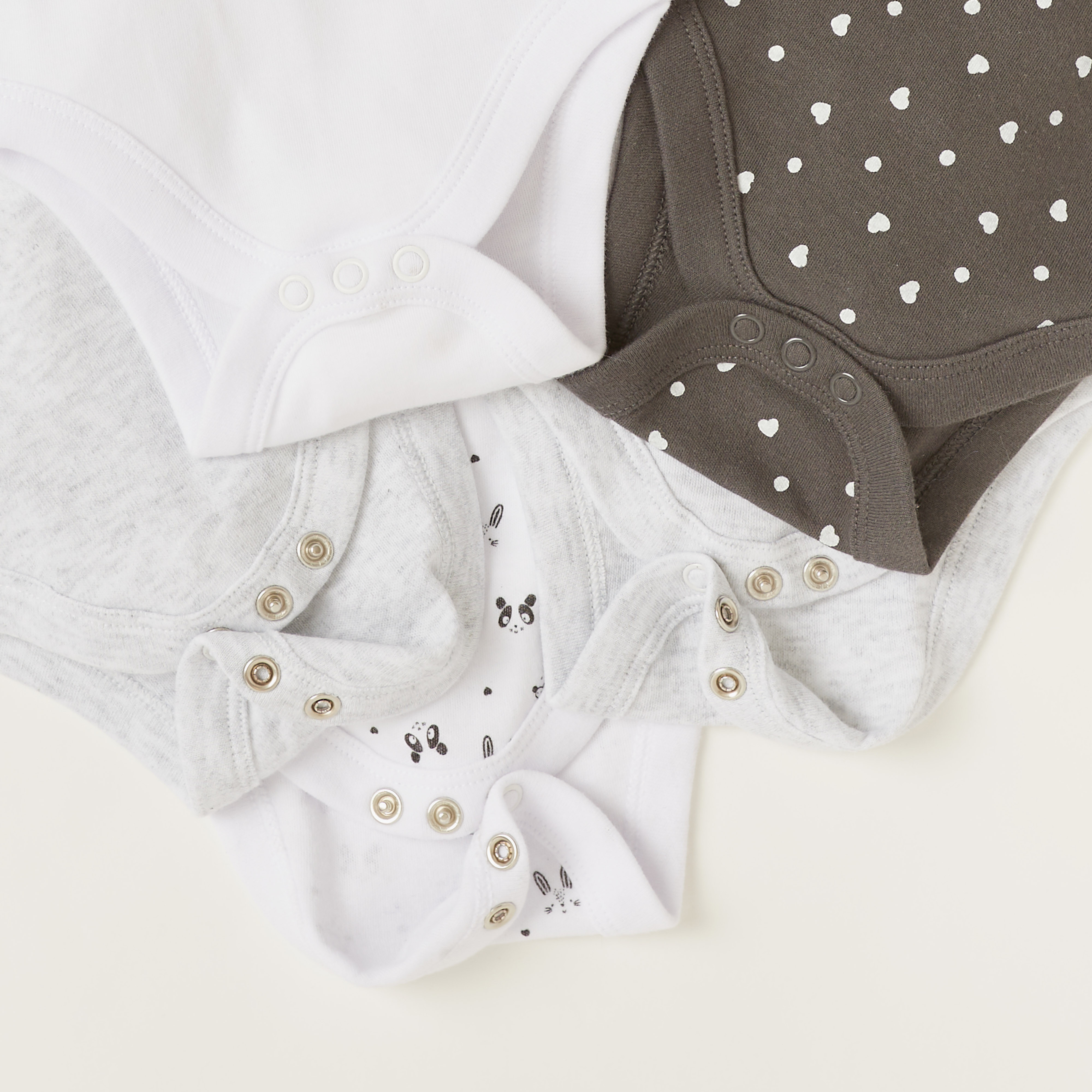 Juniors Printed Bodysuit with Snap Button Closure - Set of 7-baby-boys-clothing-multipacks-image-3