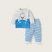 Juniors 4-Piece Printed T-shirt and Pyjama Set-Pyjama Sets-thumbnail-3