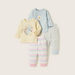 Juniors 4-Piece Printed T-shirt and Pyjama Set-Pyjama Sets-thumbnail-0